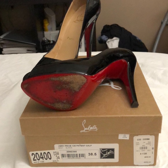 Christian Louboutin Very Prive 120 Patent Calf - Picture 3 of 3